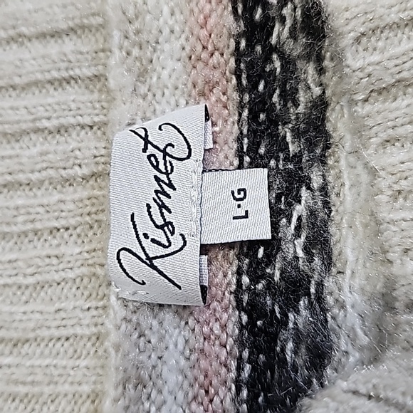 Kismet large scoop neck long sleeve sweater - Picture 5 of 6